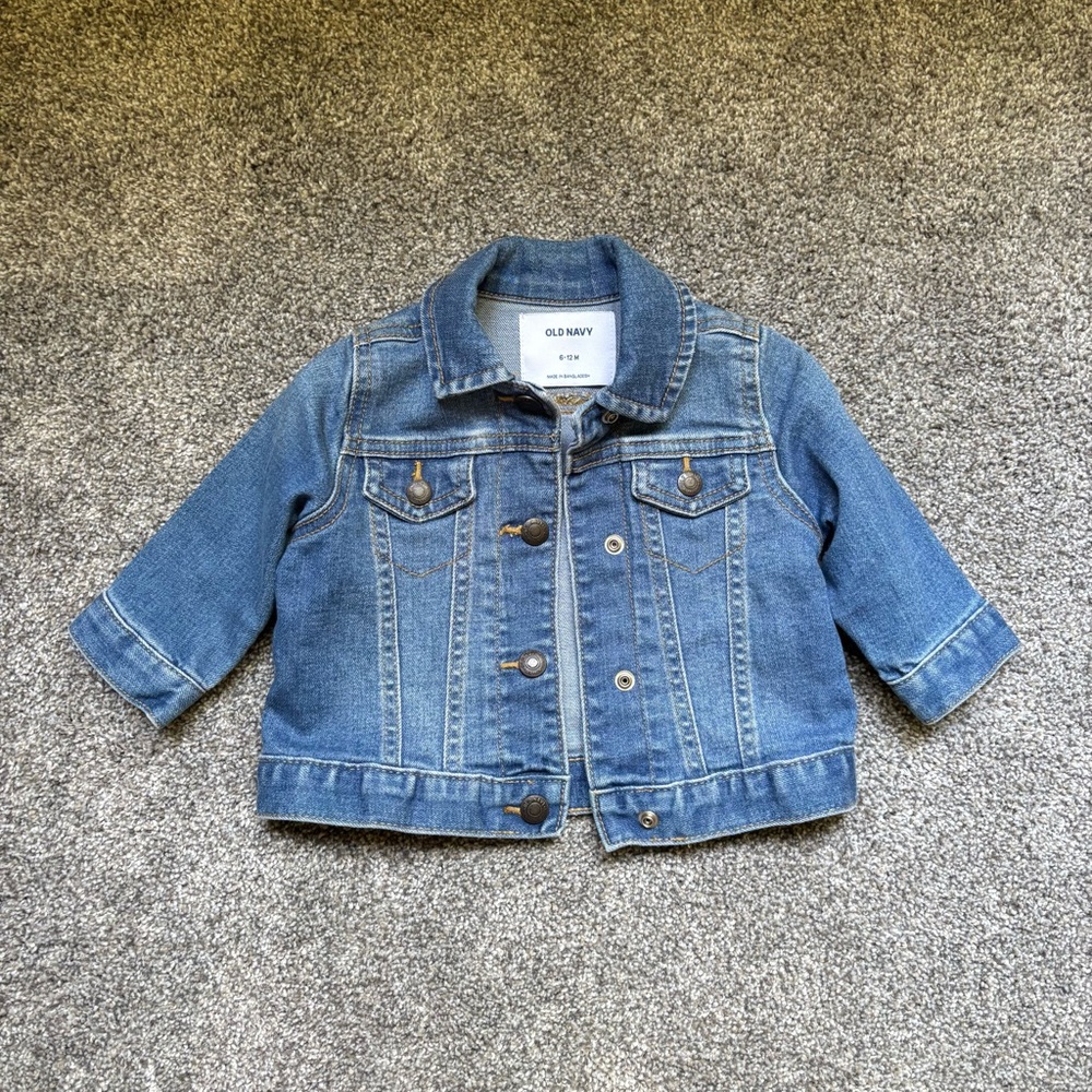 3/$15 Old Navy Kids Jean Jacket - Classic Blue